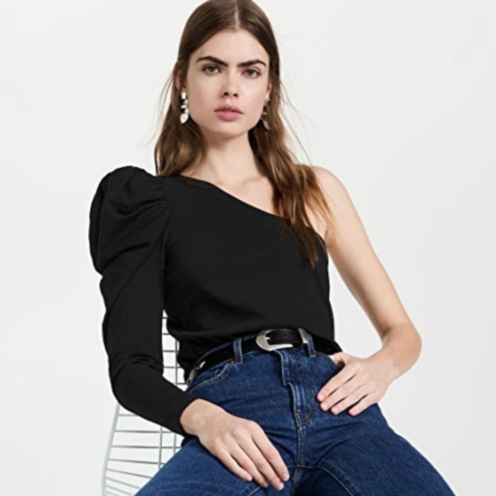 Sabrina One Shoulder Party Tee